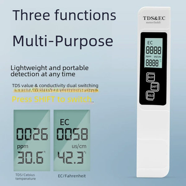 [Douyin hot sale] TDS water quality detection pen test pen tap water water purifier drinking water monitoring