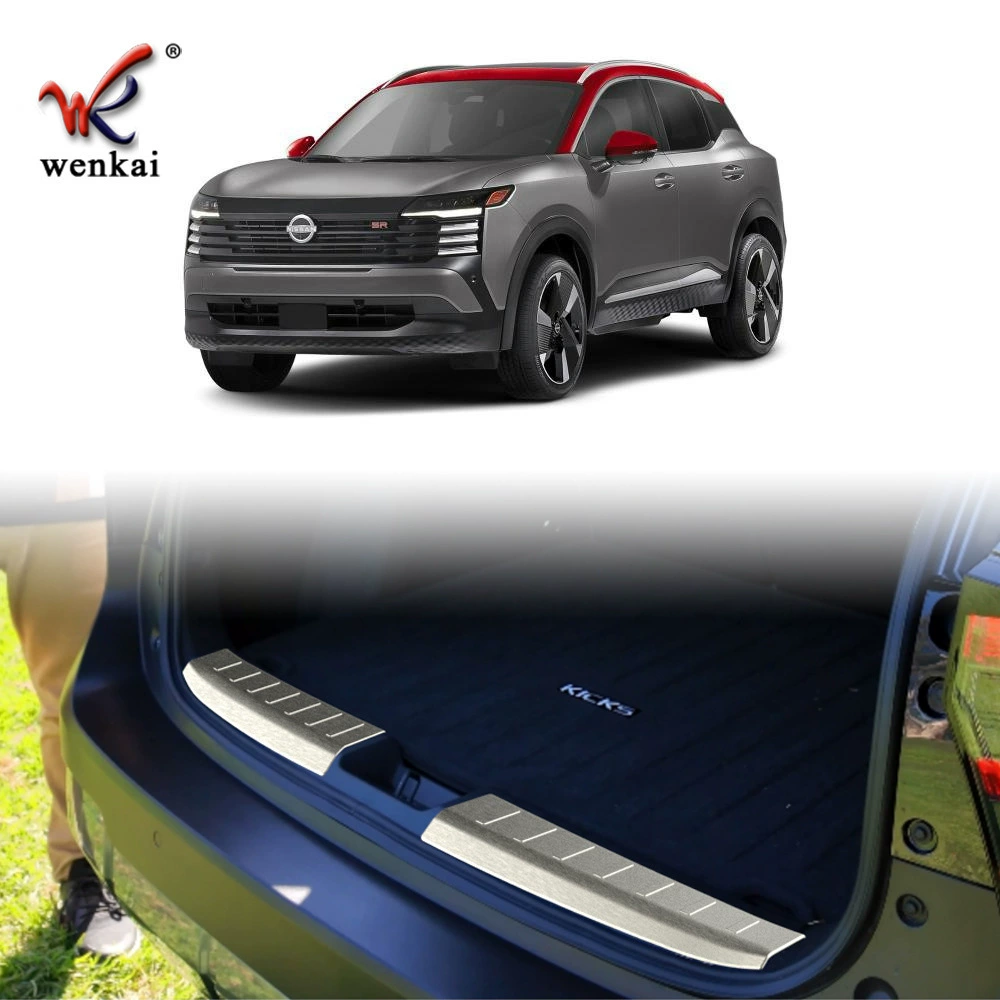 Подходит для Nissan 25 Kicks, модифицированный задний бампер, встроенная пороговая полоса, защита от столкновений, интерьер