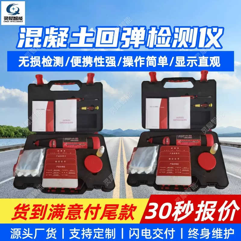 混凝土回弹检测仪便携性强效率高 显示直观混凝土表面硬度测试仪