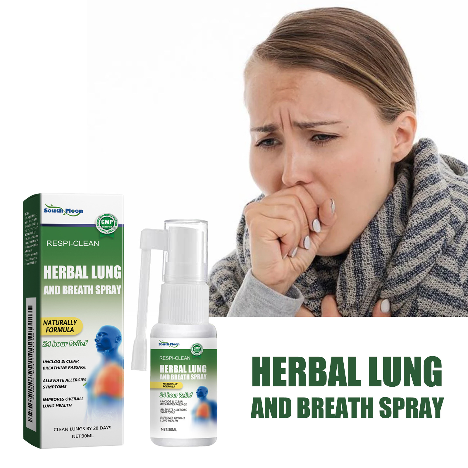 South Moon Herbal Soothing Spray Is a Gentle, Refreshing, Comfortable, Smooth, Hydrating and Moisturizing Spray for the Skin