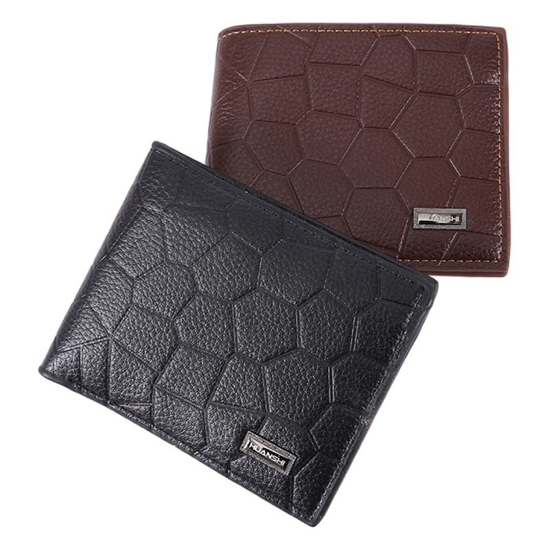 New two-fold Men's wallet short business multi-card wallet bank card holder coin purse in stock wholesale