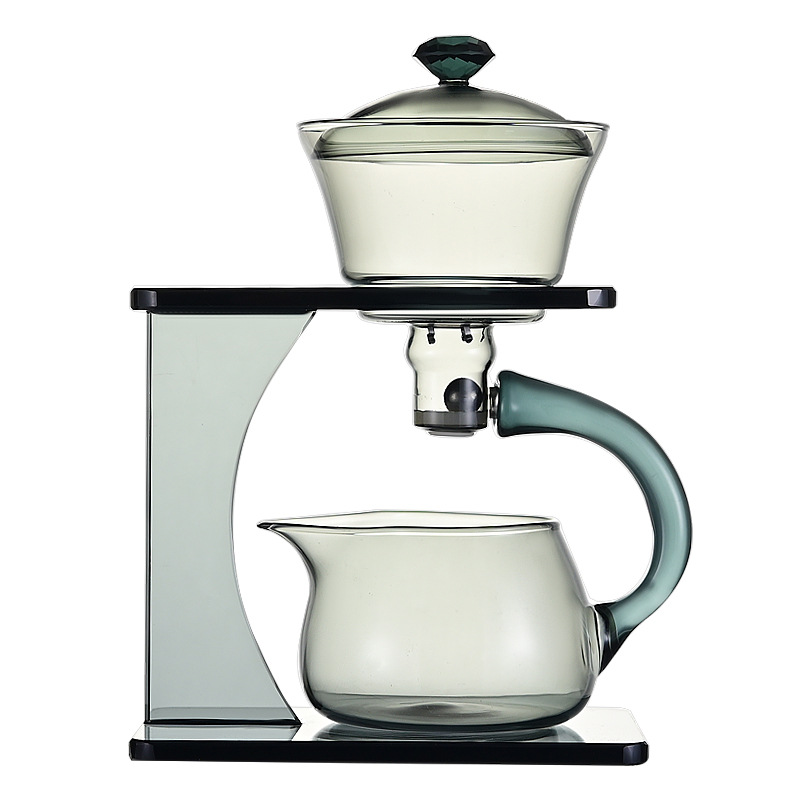 Heart-to - heart impresión hervidor de té semiautomático set tetera de vidrio set kung fu tetera de té tipo magnetismo set completo