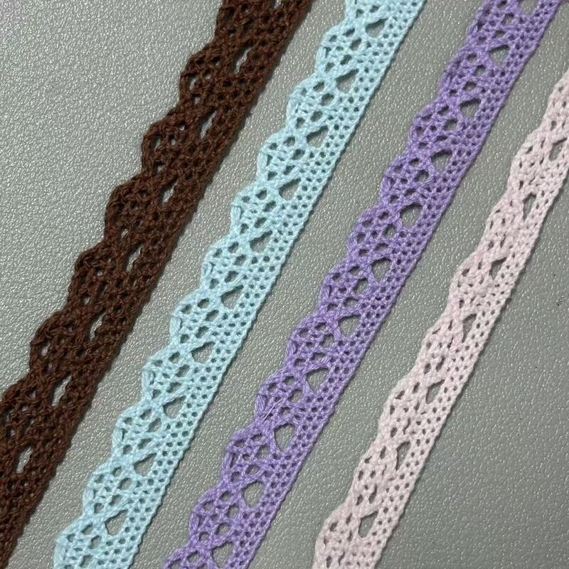 Exquisite color cotton cotton lace hollow wave lace accessories clothing fabric decoration hand-stitched weaving
