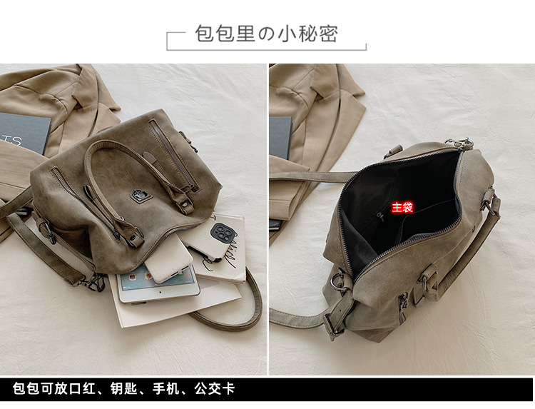 New cross-border foreign trade women's bag 2024 Retro casual handbag, European and American trend single-shoulder crossbody bag, tote bag for women Application Scenario