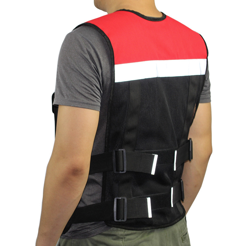 Refleksvest, motorcykelkørsel, natpatrulje, trafiksikkerhedsdragt, mesh åndbar hurtigsælgende refleksvest til_voghion.com