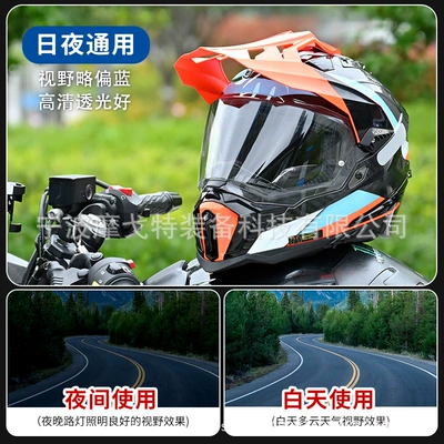 Suitable for Ls2 Mx701 Rally Helmet Lenses, Anti-Fog Stickers, Color-Changing Films, Aurora Day and Night Universal Motorcycle Helmet Equipment (Dəbilqə (Kaska) aksesuarları) - ls2-mx701-lens-transparent