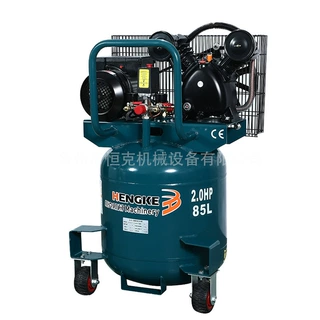 皮带式空压机气泵空压机 活塞空气压缩机2HP 1.5KW 立罐80L 100L