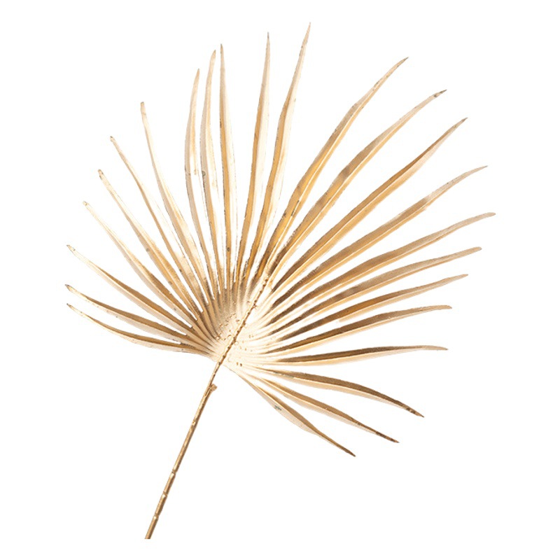 Flores artificiales doradas para Navidad