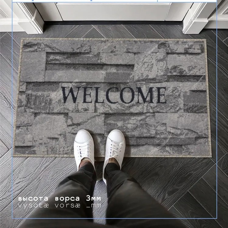 Exportación transfronteriza puerta de entrada alfombra de suelo resistente a la suciedad buena alfombra de terciopelo de cristal puerta de entrada doméstica alfombra antideslizante de polvo