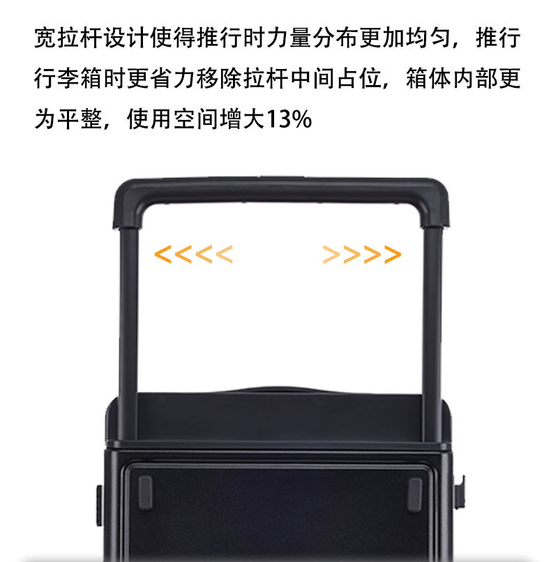 Wide Pull Handle New Style Luggage Suitcase Female 20 Inch Carry-On Trolley Suitcase with Password Lock Male 28 Inch Large Capacity Wheeled Suitcase with Customs Lock