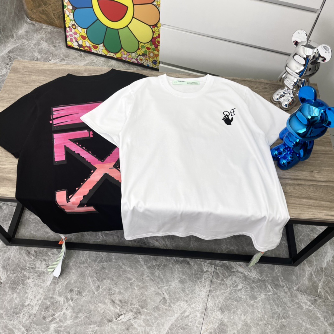 Off-White T-shirt Marker Arrows White