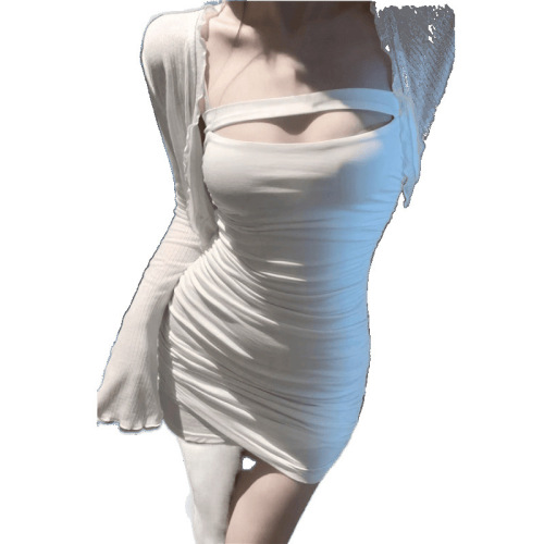 Stylish Knitted Open Cardigan for Women, Summer Thin Version, Small Shawl, Paired with Tank Top Skirt, Outer Worn Over Sweater, Ice Silk Top Coat