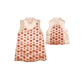 童旗袍;童民族服装;童马甲