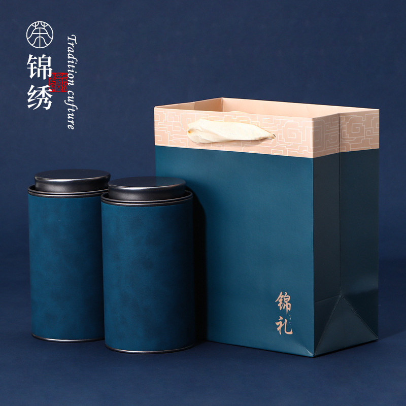 茶叶罐纸罐红茶绿茶白茶通用纸罐茶叶包装罐空罐包装盒厂家批发