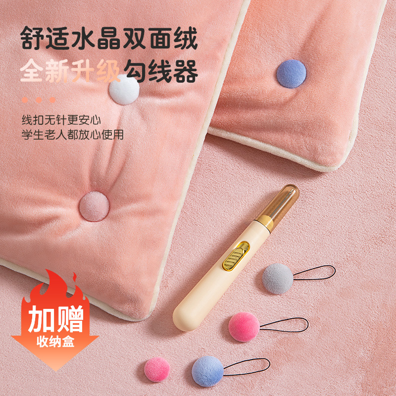 被子固定器新款防跑被无针隐形被套被罩无痕扣订棉被被角进口绢花