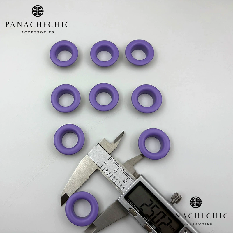 Большой запас стальных глазков с покрытием, краска по Pantone, полный комплект экспортных глазков