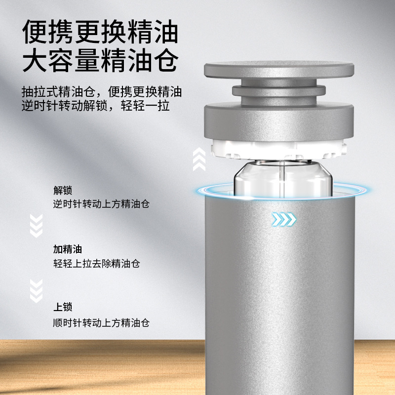 国境を越えた無水精油アロマホテル商用円柱式拡香機リモコン付きコラムアロママシン|undefined