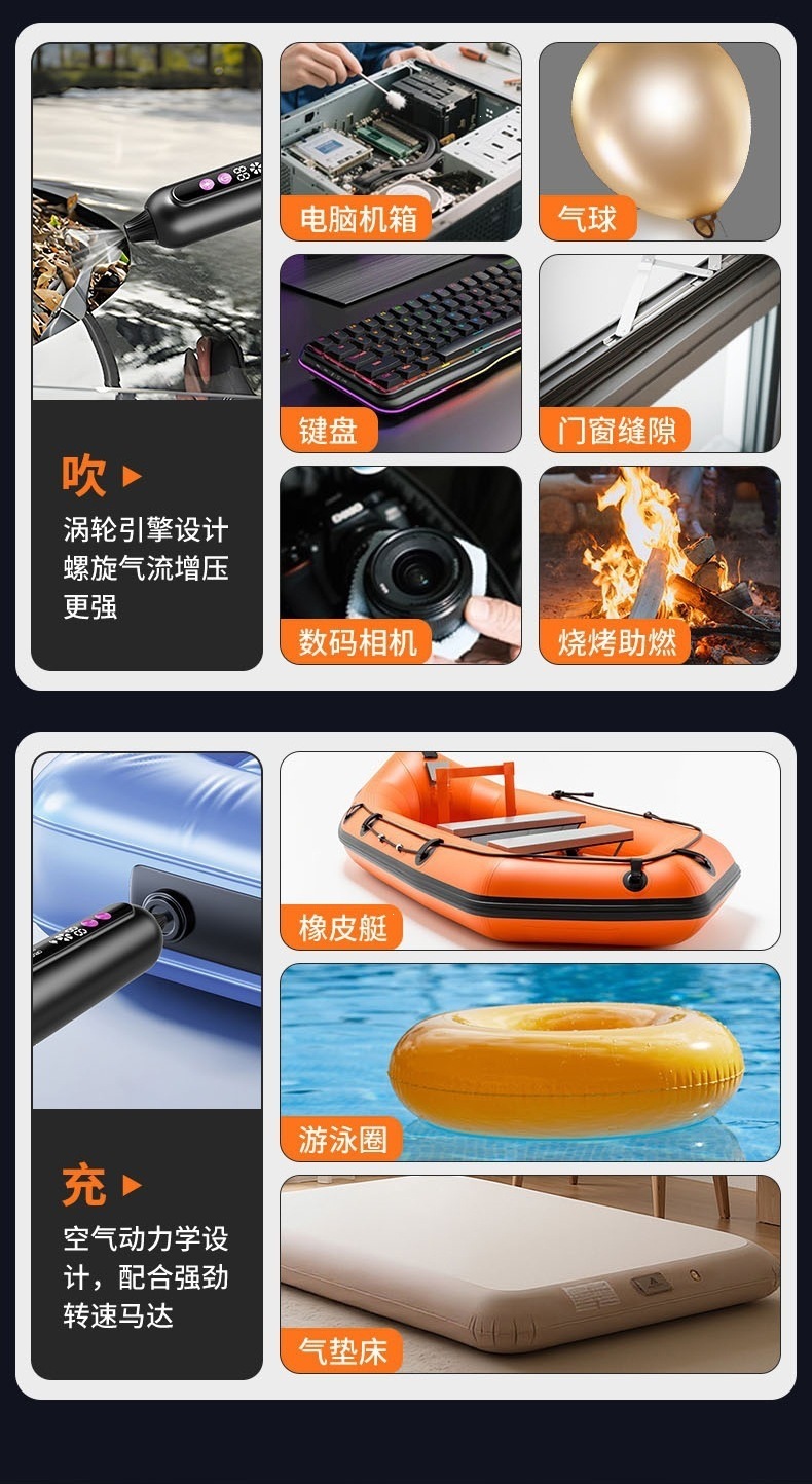 New car vacuum cleaner, multifunctional, powerful, wireless, with extra-large suction power, handheld, small size, and high power for home use