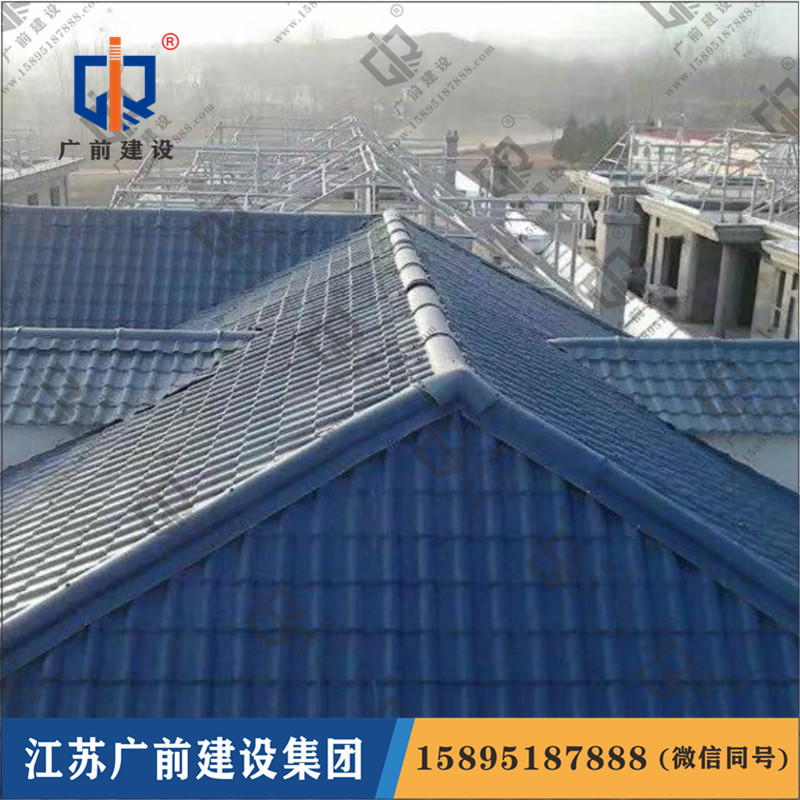 河北玉田轻质琉璃瓦|盐城市广前建材彩釉复合瓦(图)，15895187888