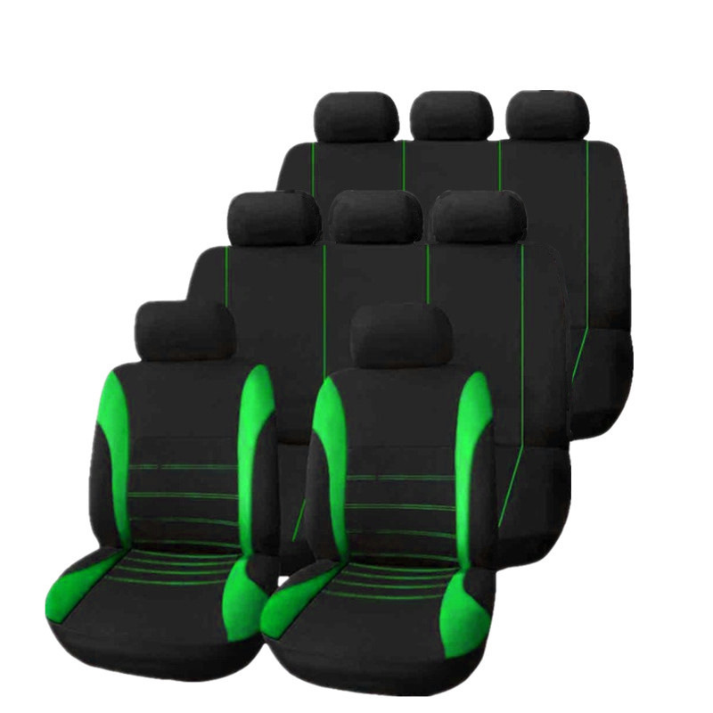 Cinco asientos generales, siete asientos, cubierta de asiento de furgoneta transfronteriza para diseño de línea de cintura, cojín de tela al por mayor