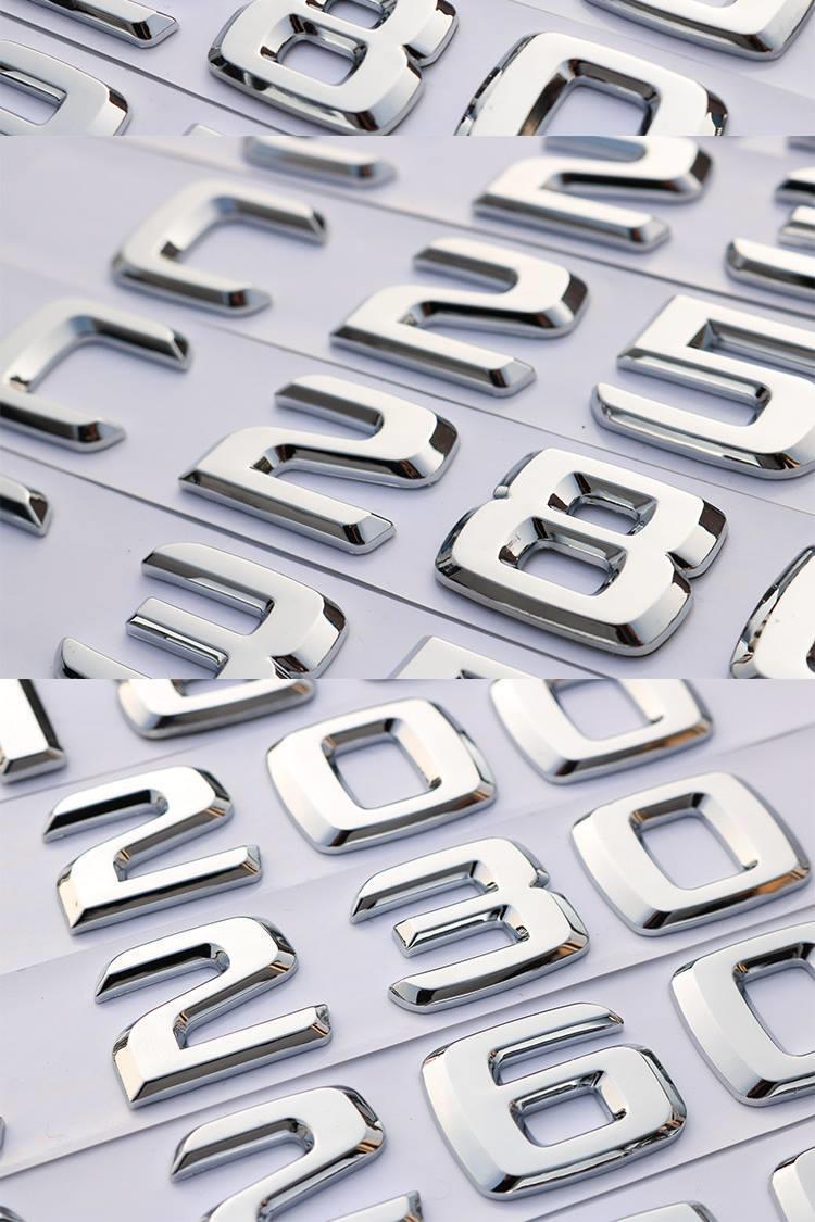 Mercedes-Benz old C-Class C180 C200 C260L C280 C300L modified car emblem and rear badge stickers