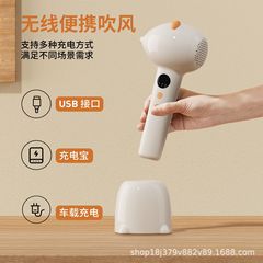 Qimeng ベビーワイヤレスヘアドライヤー、お尻を吹くための特別な子供用ヘアドライヤー、家庭用電動ヘアドライヤー