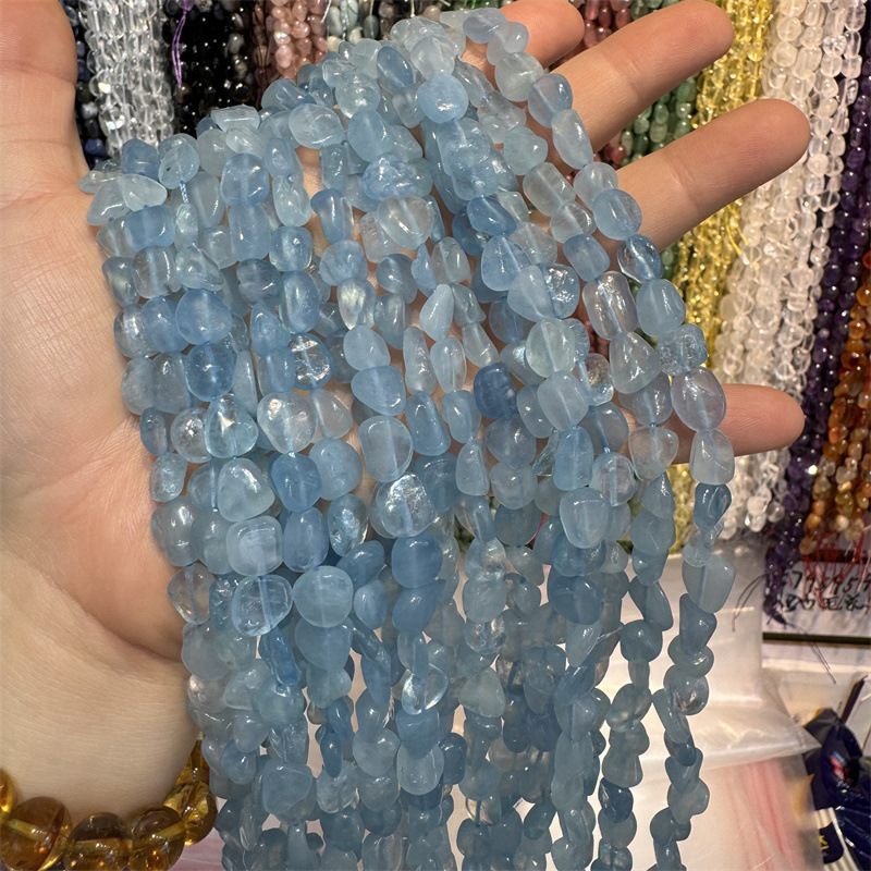 海宝青砕石不規則穴付きチェーンdiyアクセサリーアクセサリー半製品部品散珠量が大きい価格が優れている|undefined