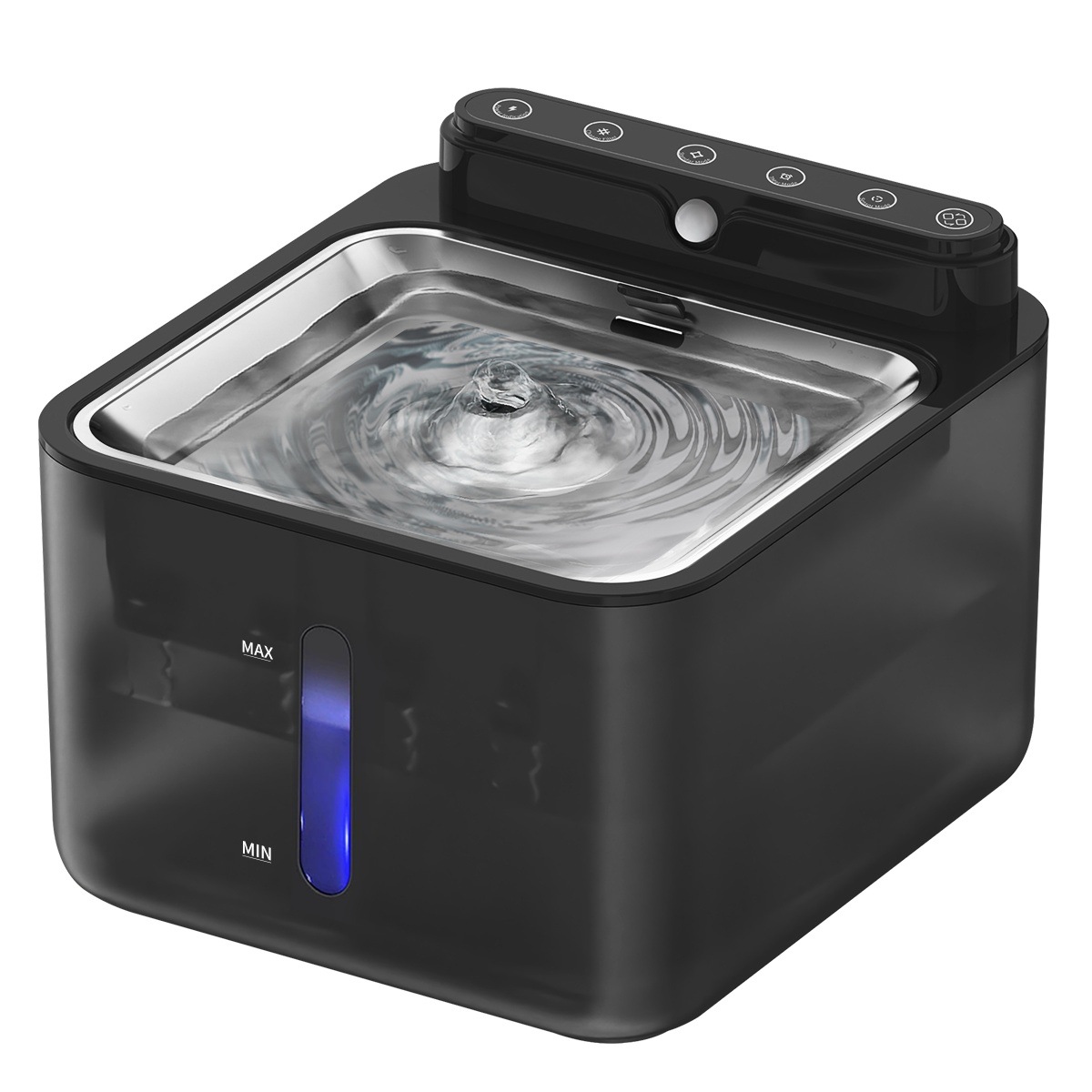 Fábrica de fuente de agua para gatos agua corriente no enchufable agua automática para gatos agua para gatos agua para beber image 23