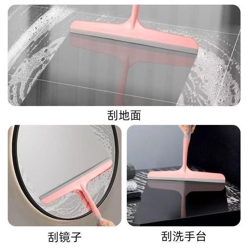 Glass Cleaning Tool for Home Use, Bathroom Mirror Countertop Wiper, Silicone Scraper, Glass Cleaning Window Wiper, Zhejiang