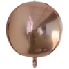 18 -inch 4D ball rose gold