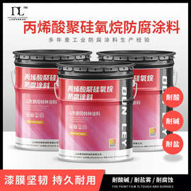 丙烯酸聚硅氧烷防腐涂料工业防腐防锈涂料厚型聚硅氧烷面漆