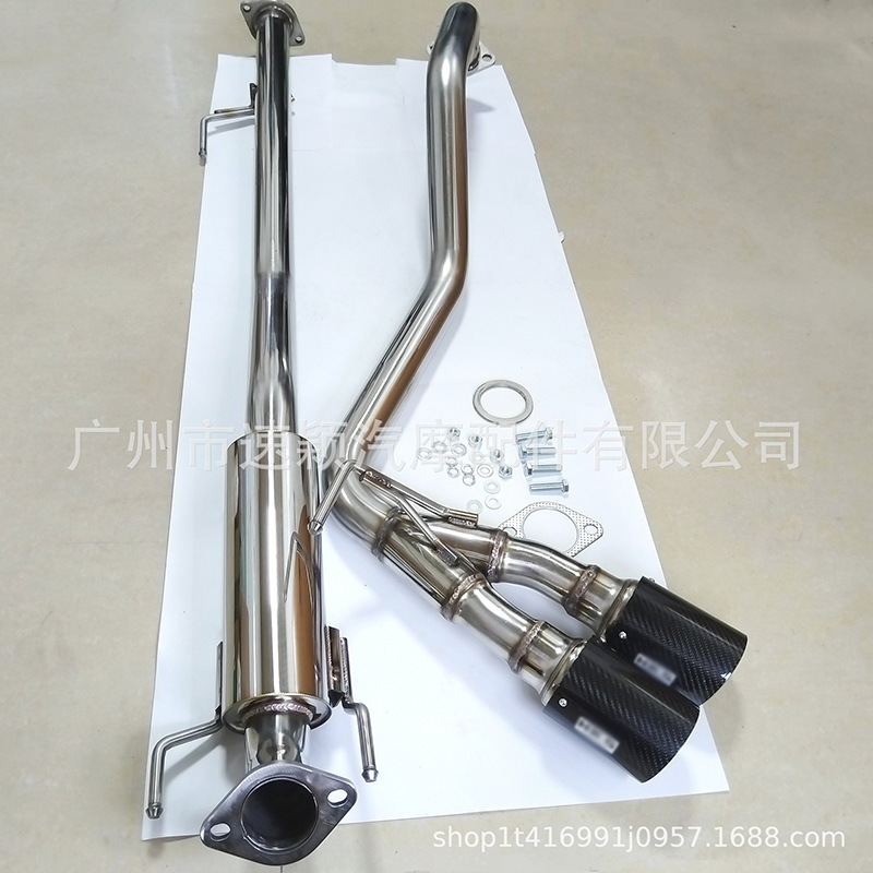 Car Modified Exhaust Pipe Is Suitable for Toyota Hilux Revo2015-2023 Stainless Steel Modification Kit