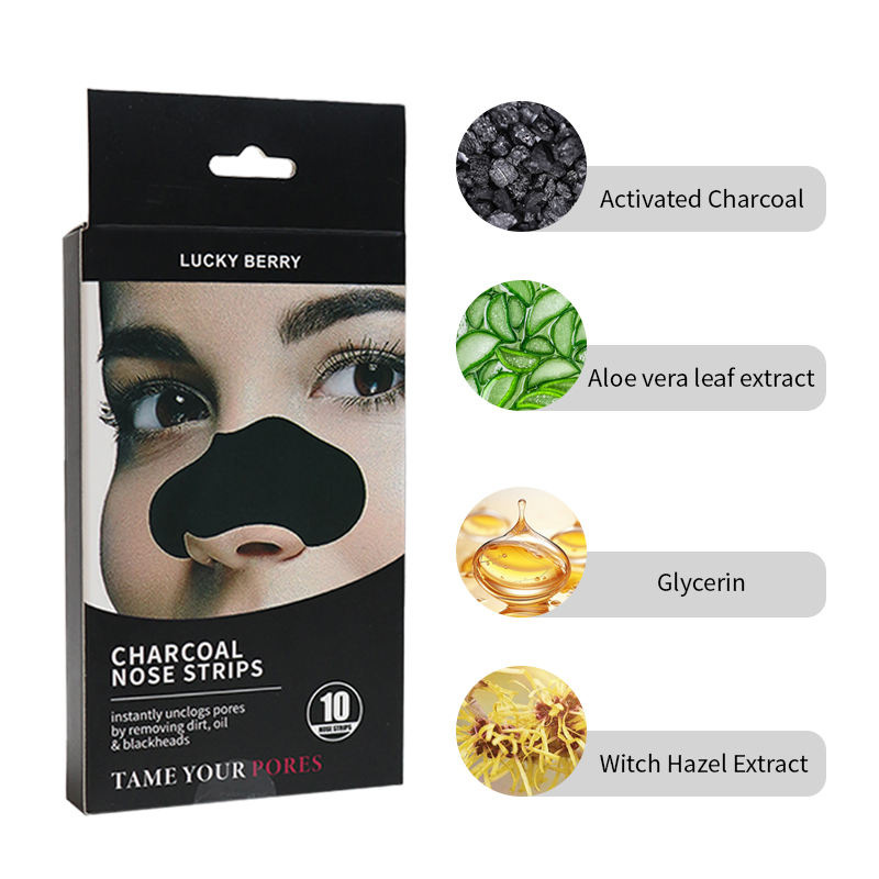 Cross-Border Hot-Selling Blackhead Nose Patch, Deep Cleaning, Shrinking Pores, Nose Patch, Acne Removal, Strawberry Nose Repair Blackhead Patch