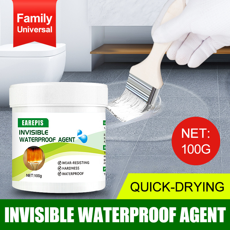 EAREPIS 透明防水胶卫生间厨房免砸砖防水涂料外墙屋顶窗台 补漏