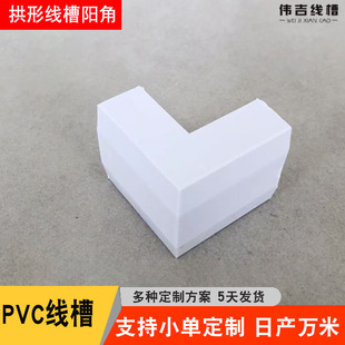 Special Accessories for Jiangsu Type Arched Pvc Cable Trunking: Surface-Mounted Internal and External Corner Flat Swivel Plugs, Three-Way Terminal Wire Connectors