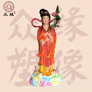 手工雕刻七仙女七星女 织女 牛郎玻璃钢雕像 极彩树脂彩像