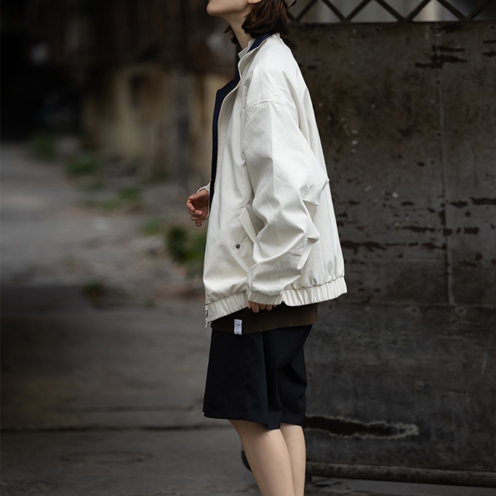 Retro spring autumn Japanese travel jacket for men and women