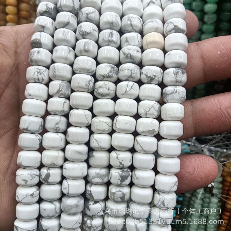 7x9mm天然石水晶玛瑙车轮珠散珠DIY手链项链饰品配件半成品串珠批|undefined