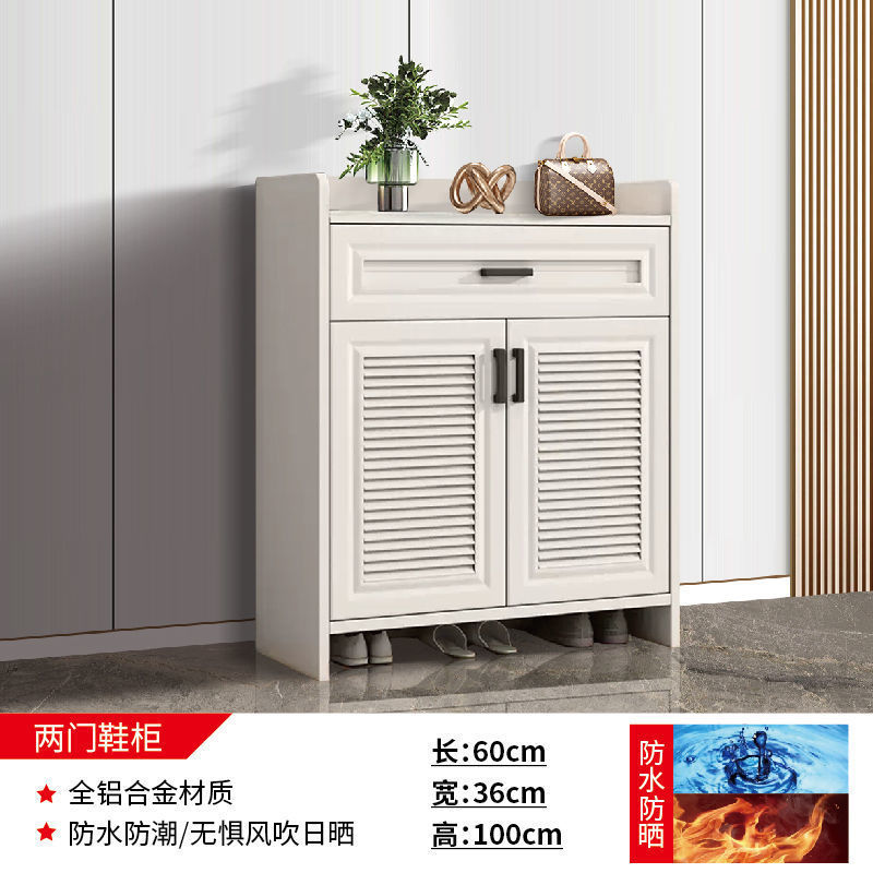 흰색 2도어 신발장 길이 60cm 너비 36cm 높이 100cm(맞춤형 제품, 주문하기 전에 고객 서비스에 문의하십시오)