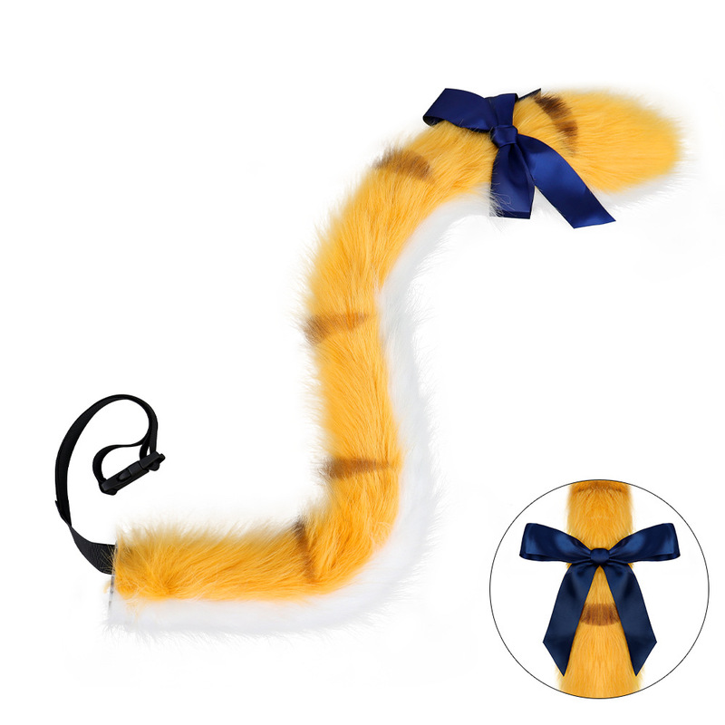 Jufufu コスプレスーツゼロぬいぐるみ獣耳ヘッドバンド蝶結び獣尾コミコン小道具アクセサリー|undefined