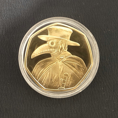 抗击疫情ISURVIVED2020 纪念币 2020我生存纪念  Lucky幸存者硬币|ms