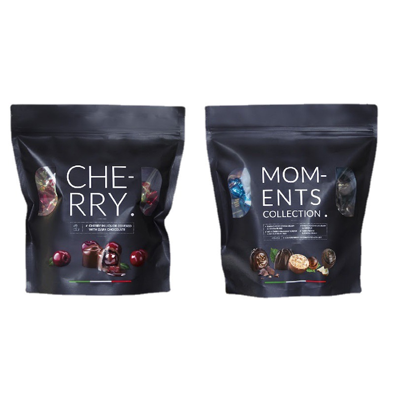 糖果包装袋批发夹心巧克力曲奇牛奶软糖润喉糖通用密封自立包装袋