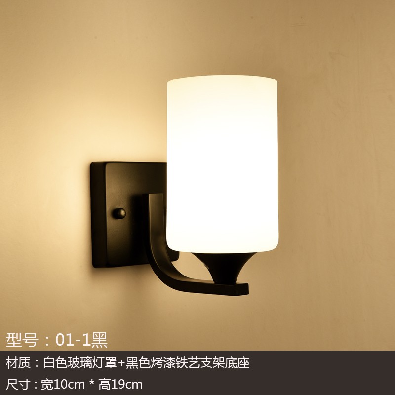 Luz de cabecera de cama dormitorio pared escalera lámpara de pared pasillo estilo americano simple sala de estar moderna led cabecera de cama caminar