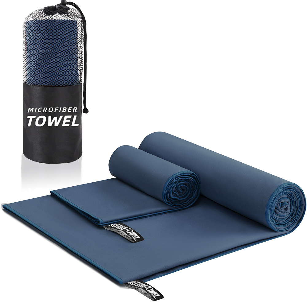 Absorción transfronteriza portátil toalla de secado rápido natación microfibra logo personalizado toalla deportiva succión de sudor gimnasio