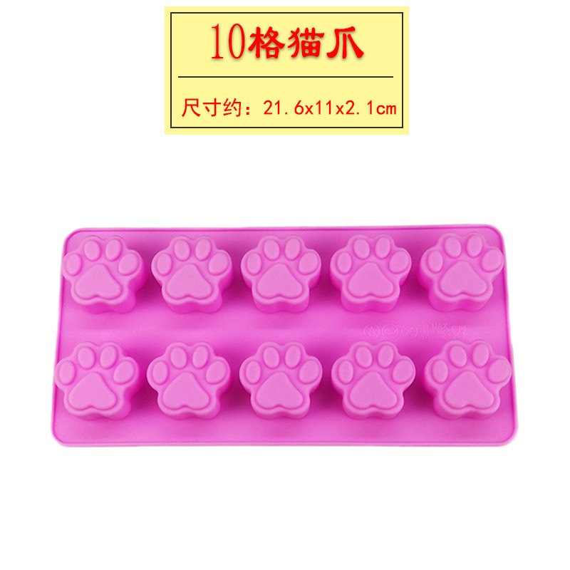 Molde de silicona para pudín gelatina chocolate y jabón DIY