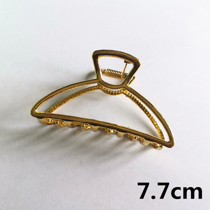 Fashion Heart Shape Metal Plating Hair Claws 1 Piece display picture 2