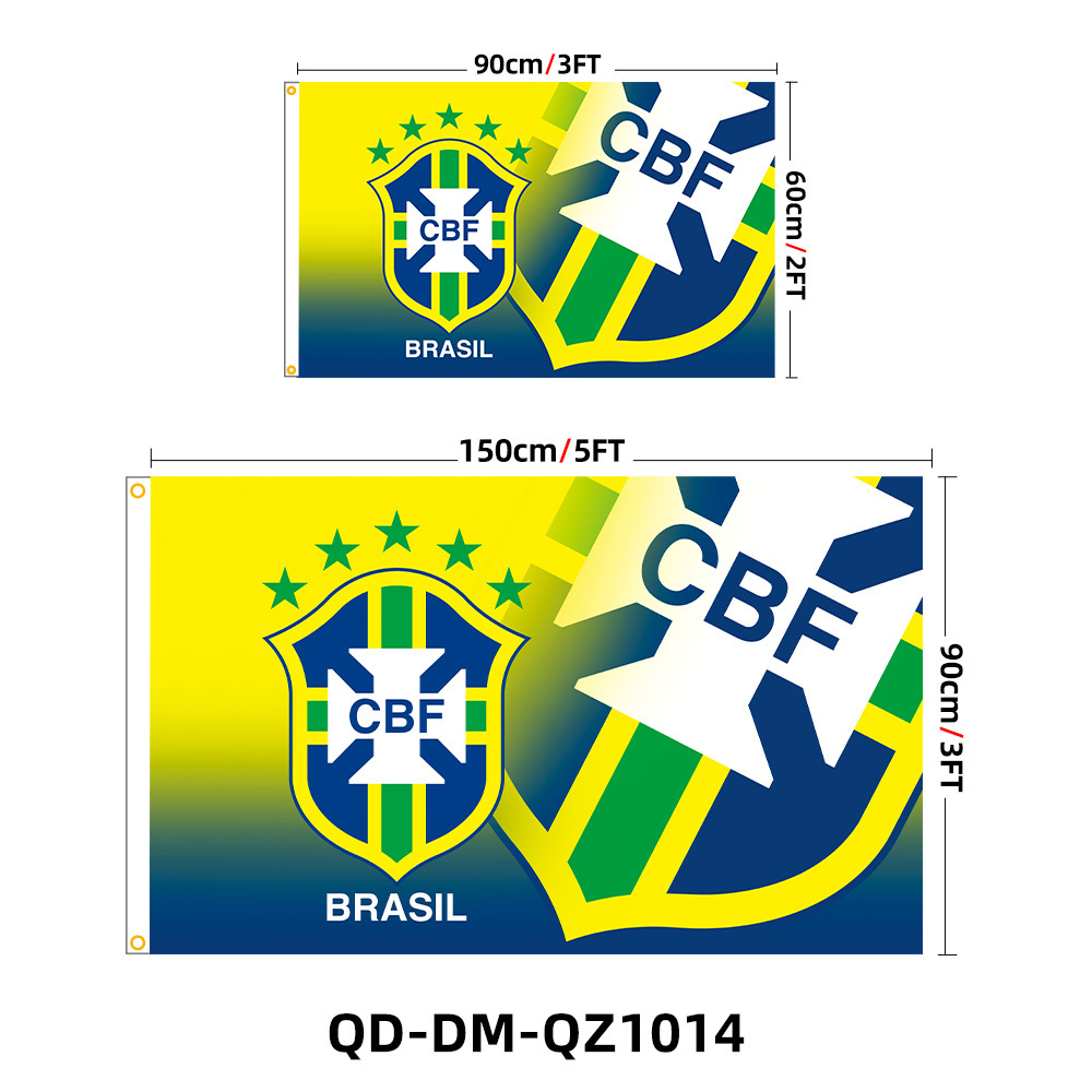 Bandera de la Copa del Mundo de fútbol internacional, fanáticos de la bandera, fanáticos de la decoración, fabricantes de poliéster, venta directa