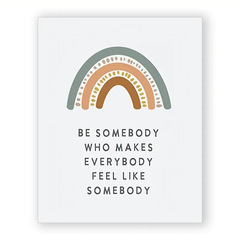 Become the person everyone feels like: Decorated perfect teacher gift 8x10 inch frameless