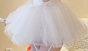 White tutu skirt