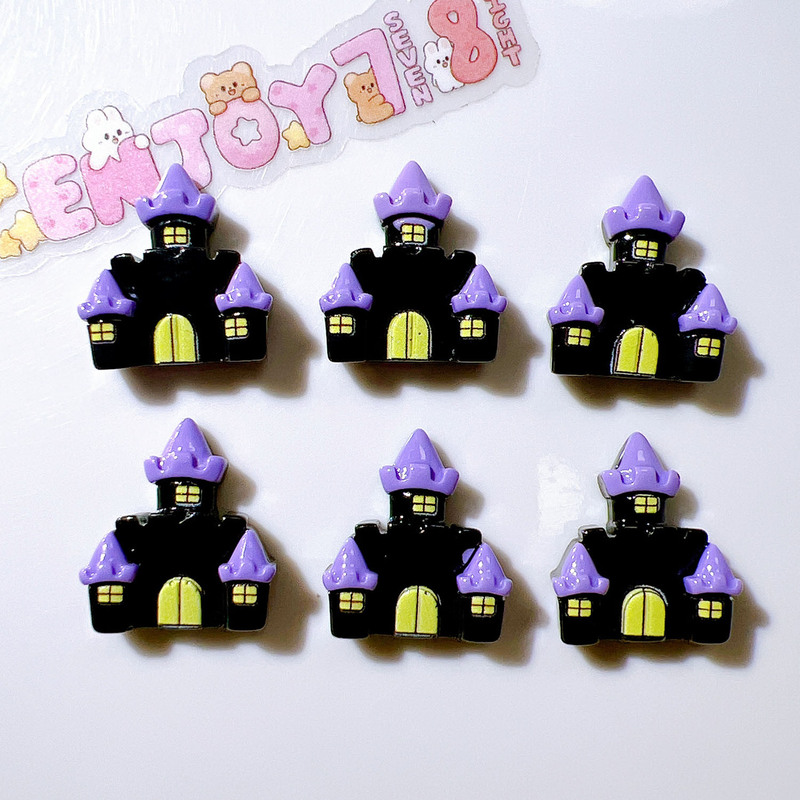 Ruiya 樹脂アクセサリー diy アクセサリー手作り素材靴バックル水カップステッカークリーム接着剤ヘアアクセサリーハロウィンゴースト|undefined